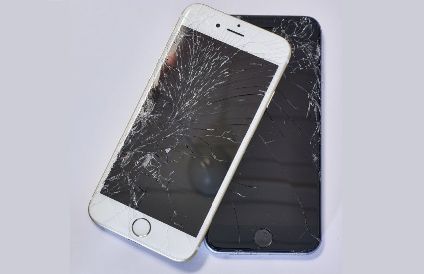 Different Journeys - Smashed Mobile Phone