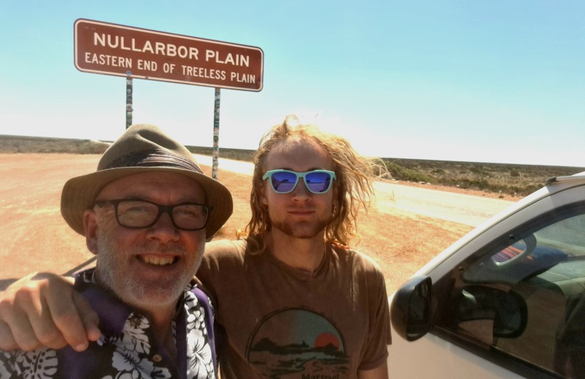 A Dad and Son Road Trip - the Nullarbor Plain