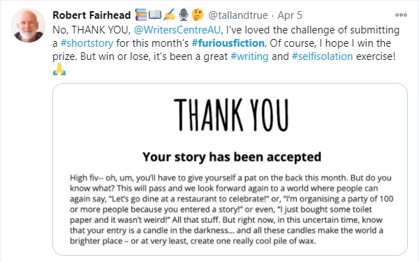 Furious Fiction April 2020 - Submitted